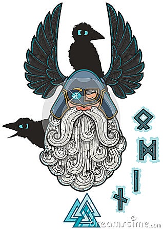 Odin Vector Illustration