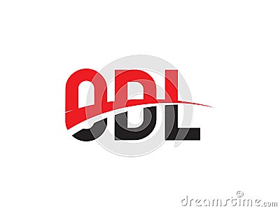 ODL Letter Initial Logo Design Vector Illustration Vector Illustration