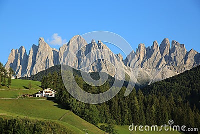 Where are the Dolomite Mountains in Italy?