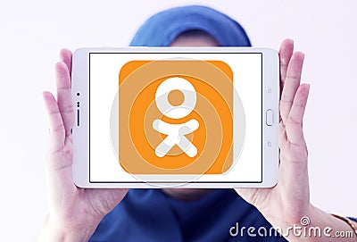 Odnoklassniki , OK.ru , social network logo Editorial Stock Photo