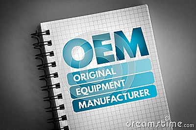 OEM - Original Equipment Manufacturer acronym Stock Photo