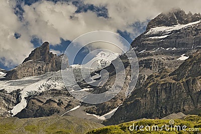 Oeschinensee, Kandersteg. Berner Oberland. Switzerland Stock Photo