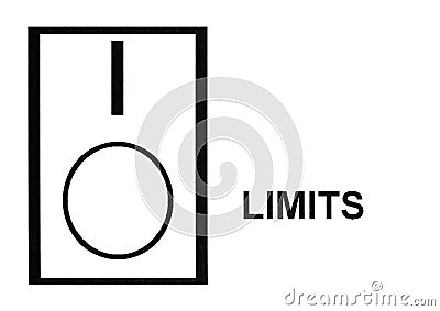 Off Limits Cartoon Illustration