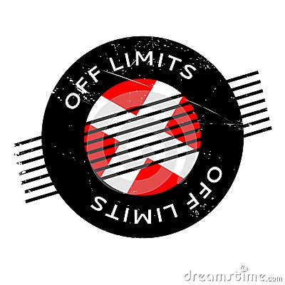 Off Limits rubber stamp Stock Photo