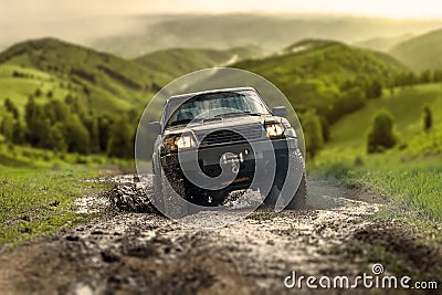 Off road car Stock Photo