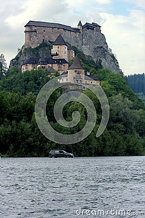 Orava Castle Stock Photo