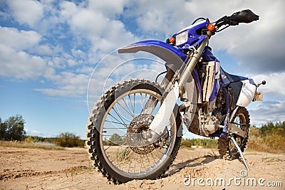 Off-road motorbike Stock Photo