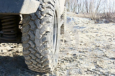 Off-road tire Stock Photo