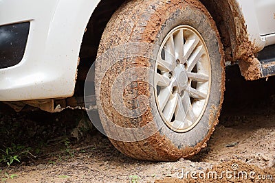 Off-road tire Stock Photo