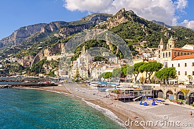 Off-season in Amalfi Editorial Stock Photo