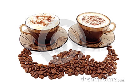 Ñoffee with cream Stock Photo