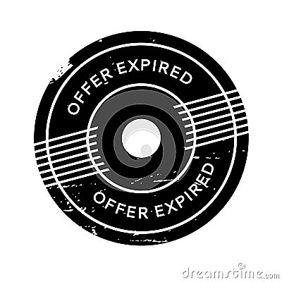 Offer Expired rubber stamp Vector Illustration