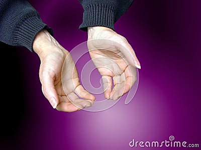 Offering Gesture 1 Stock Photo