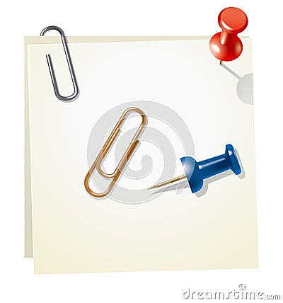 Office accessories Vector Illustration