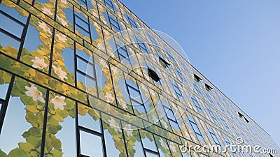 office building for business blue sky rental of space Stock Photo