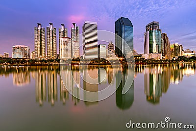 Office building central business downtown Stock Photo