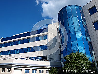 Office building, Ceske Budejovice, Czech Republic Stock Photo