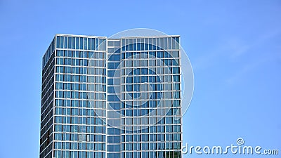 Office building in city center on a background closeup Stock Photo