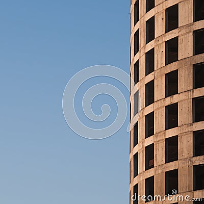 Office Building Under Construction Stock Photo