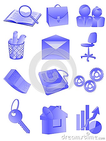 Office and business Vector Illustration