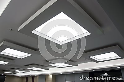 Office ceiling Stock Photo