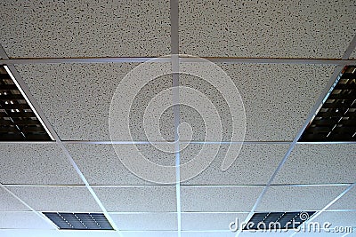 Office ceiling Stock Photo