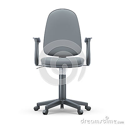 Office chair front view Cartoon Illustration