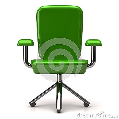 Office chair icon, 3d Stock Photo