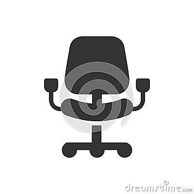 Office Chair Icon Vector Illustration