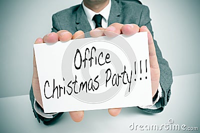 Office christmas party Stock Photo
