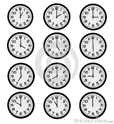 Office clock Stock Photo