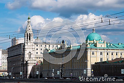 Office of the company Rosneft in a historic building in Moscow, Russia Editorial Stock Photo