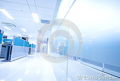 Office corridor Stock Photo