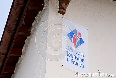 Office de tourisme French tourism office sign in France Editorial Stock Photo