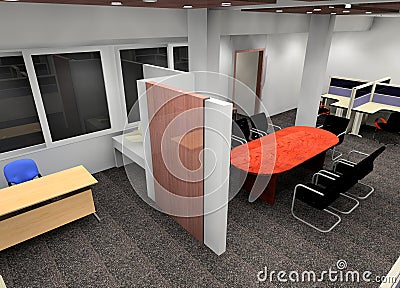 Office design Stock Photo