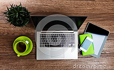 Office desk Stock Photo