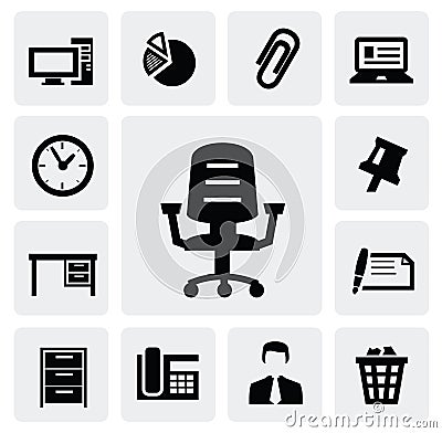 Office equipment Vector Illustration