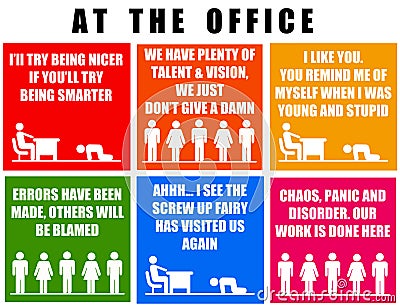 Office fun Stock Photo