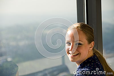 Office Girl Stock Photo