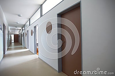 Office hallway Stock Photo