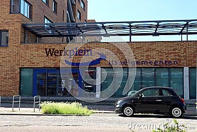 Office of IJssel municipalities called Werkplein for people on benefits Editorial Stock Photo
