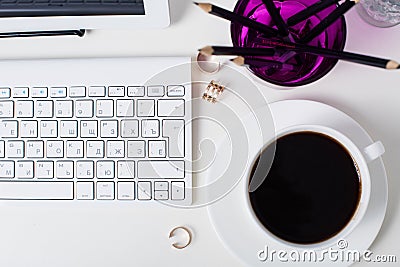 Office interior closeup Stock Photo