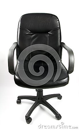 Office leather chair Stock Photo