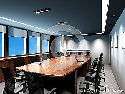 Office meeting room Stock Photo