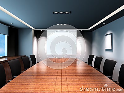 Office meeting room Stock Photo