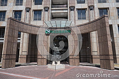 Office for Nedbank in Cape Town Editorial Stock Photo