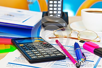 Office objects Stock Photo