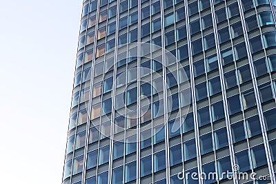 confinement Offices building glass facade in Paris La defense france Editorial Stock Photo