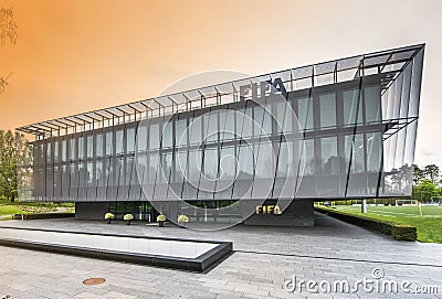 FIFA headquarters in Zurich Editorial Stock Photo