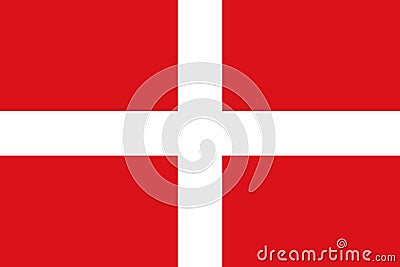 The official current flag of Sovereign Military Order of Malta . State flag of Order of Malta. Illustration Stock Photo